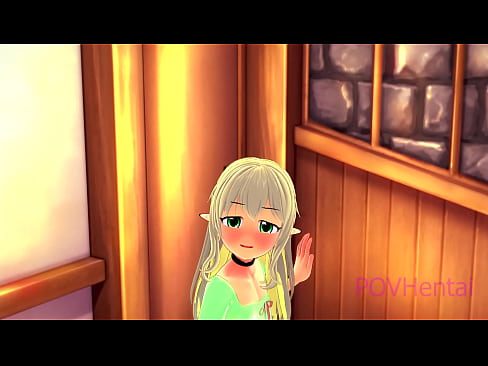 ❤️ (Trap) Elvish maid توهان جي منهن ڌوئڻ ۾ مدد ڪري ٿي. ❤ ❌