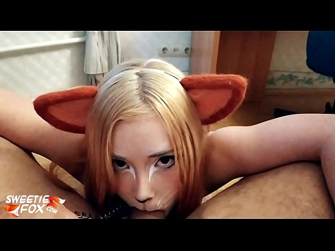 ❤️ Kitsune هن جي وات ۾ ڊڪ ۽ ڪم نگل ❤ ❌